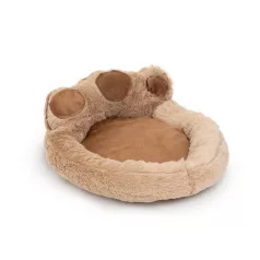   Mancs alakú kutyafekhely - "M" méret - Világosbarna - barna