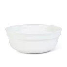 Emelt etetőállvány kerámia tálakkal - fehér tálak - 30 x 14 x 7,5 cm
