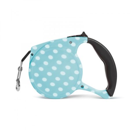 Automata póráz - 5 m - kék, pöttyös