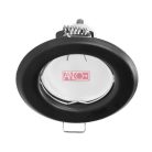 Beépíthető spotlámpa fix, fekete