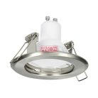 Beépíthető spotlámpa fix, kör alakú, szatén