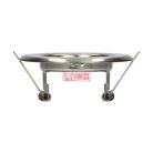 Beépíthető spotlámpa fix, kör alakú, szatén