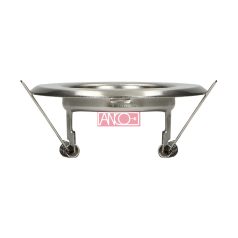 Beépíthető spotlámpa fix, kör alakú, szatén