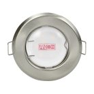 Beépíthető spotlámpa fix, kör alakú, szatén