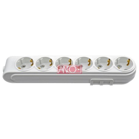 Szerelhető asztali hosszabbító, 6-os