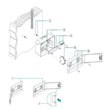 Falonkivüli biztosítéktábla 12/1