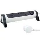 Legrand 694527 Elosztósor Premium 3x2P+F forgatható, 1,5 m vezetékkel, fehér