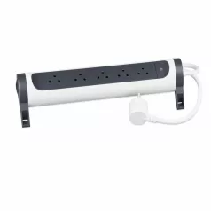   Legrand 694542 Elosztósor Premium 5x2P+F forgatható, 5 m vezetékkel, fehér