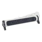 Legrand 694542 Elosztósor Premium 5x2P+F forgatható, 5 m vezetékkel, fehér