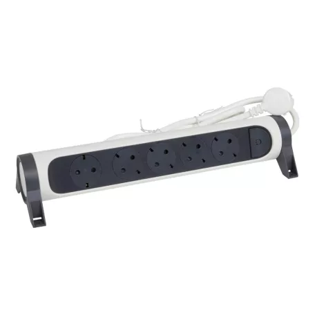 Legrand 694542 Elosztósor Premium 5x2P+F forgatható, 5 m vezetékkel, fehér