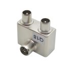 CATV Elosztó 4.8 dB / 5-1218 MHz - 2 Kimenet