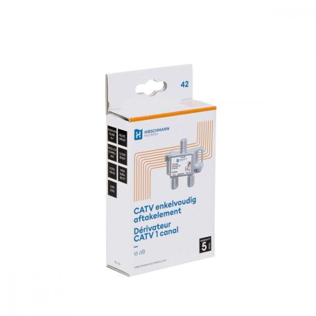 CATV Elosztó 1.0 dB / 5-1218 MHz - 1 Kimenet