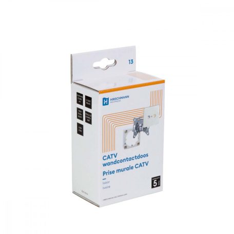 CATV Fali Aljzat 30 dB 2 Kimenet Fém