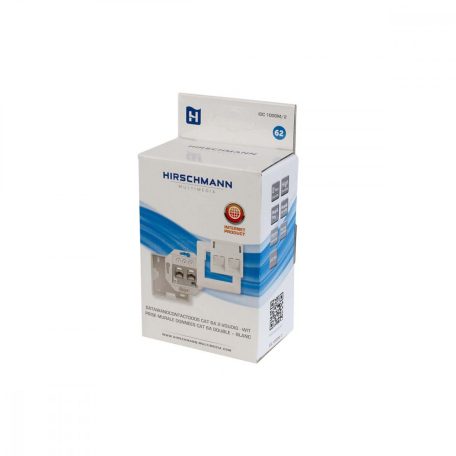 IDC 1000M2 2-port Data wall box CAT6A - white