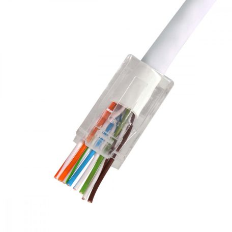 QCRJ45 CAT 6 U Quick connect U/UTP CAT6 data connector RJ45 with white thule