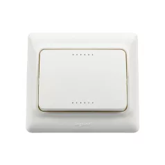 Kaptika váltókapcsoló komplett, fehér