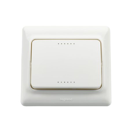 Kaptika váltókapcsoló komplett, fehér