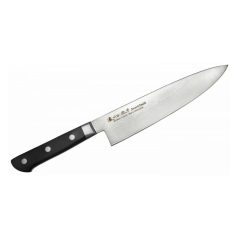   Satake 805-544 Daichi Gyuto (Séf) japán damaszk konyhakés, 20 cm-es penge hossz, damaszk acél, pakka fa markolat