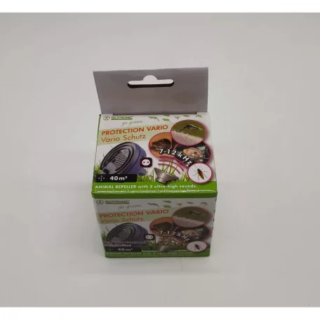 NEDIS ISOTRONIC Kártevő és rovar riasztó variálható frekvenciával (55646)  Isotronic Ultrahangos Kisállat Riasztó 230 V 55646