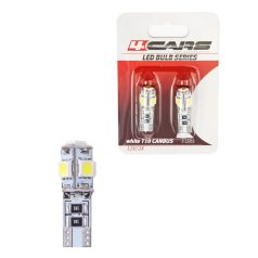 Izzó 5LED 12V CANBUS 5050SMD T10, 2 db - 92582