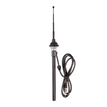 Antenna teleszkópos, fekete max. 94 cm, 2 m kábel DIN - 93855