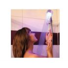 BEWELLO Többszínű világítású LED zuhanyfej  színváló RGB LED zuhanyfej