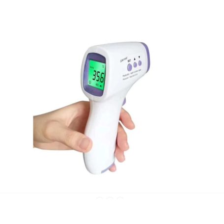 GLO lázmérő Infravörös érintésmentes hőmérő,test és tárgyak mérésére,mérési távolság: 3 cm - 5 cm, 32 ° C ~ 43 ° C testhőmérséklet mérő testhőmérséklet mérő Infravörös, pisztolyos" Non-Contact Hőmérő"