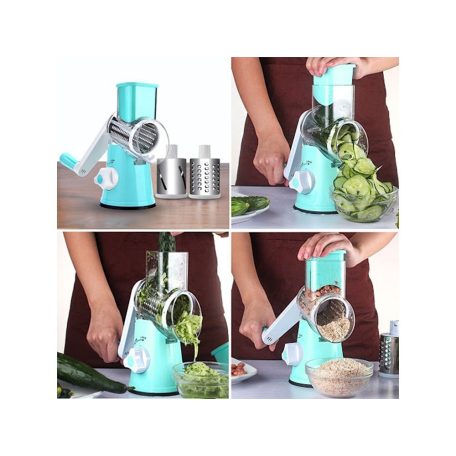 Kézi zöldségdaráló és reszelő - 3 féle fejjel