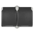 EMOS Dupla aljzat IP44 SCHUKO