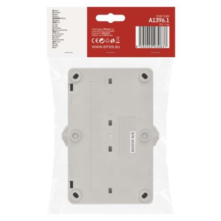 EMOS Dupla aljzat IP44 SCHUKO