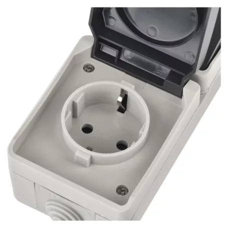 EMOS Aljzat és váltókapcsoló IP44 SCHUKO