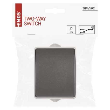 EMOS Kapcsoló 250 v/10 ax IP54 C.1.6