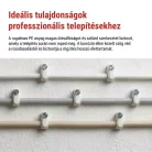 Kör alakú kábelbilincs 6 mm, fehér, 50 szt