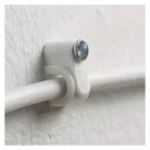Kör alakú kábelbilincs 6 mm, fehér, 50 szt