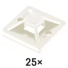 Öntapadó talp 20×20, fehér, 25 db