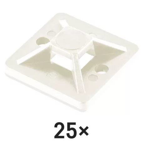 Öntapadó talp 20×20, fehér, 25 db