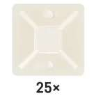 Öntapadó talp 20×20, fehér, 25 db