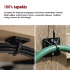 Öntapadó talp 3M 30×30, fekete 25 szt