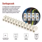 Sorkapocs 6–10 mm2, fehér
