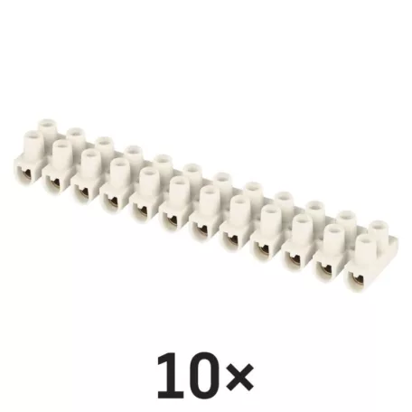 Sorkapocs 2,5–4mm2, fehér, 10 szt