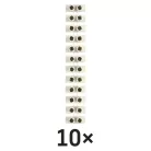 Sorkapocs 2,5–4mm2, fehér, 10 szt