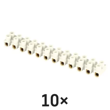Sorkapocs 4–6mm2, fehér, 10 szt