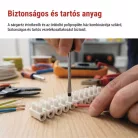 Sorkapocs 4–6mm2, fehér, 10 szt