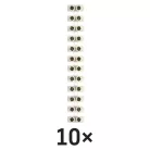 Sorkapocs 4–6mm2, fehér, 10 szt