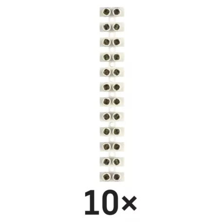 Sorkapocs 4–6mm2, fehér, 10 szt
