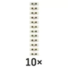 Sorkapocs 6–10 mm2, fehér, 10 szt