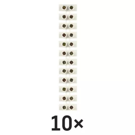 Sorkapocs 6–10 mm2, fehér, 10 szt