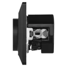 EMOS Aljzat USB csatlakozóval, SCHUKO antracit