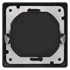 EMOS Aljzat USB csatlakozóval, SCHUKO antracit