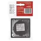 EMOS Aljzat USB csatlakozóval, SCHUKO antracit